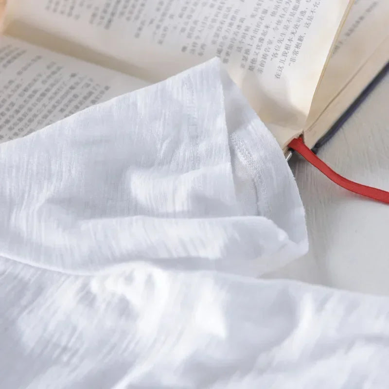 Knox Retro Raw Edge Bomull T-skjorte