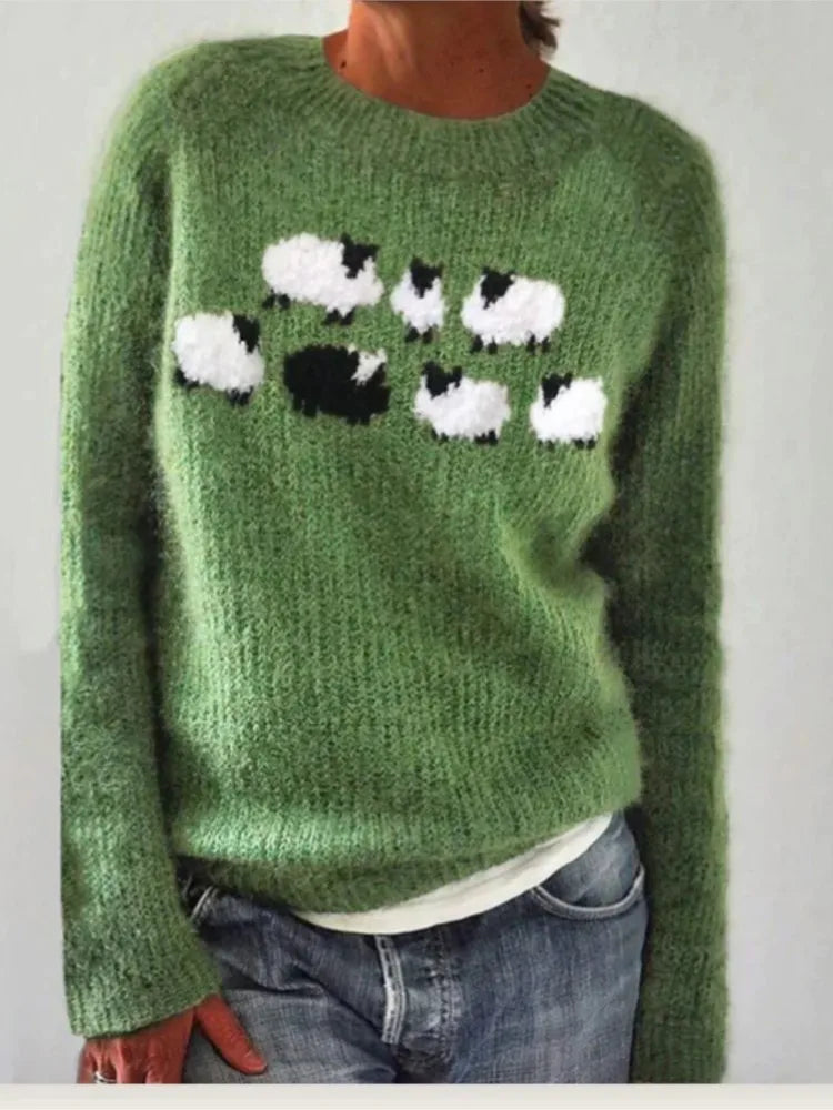 Ida Strikket Ull Genser