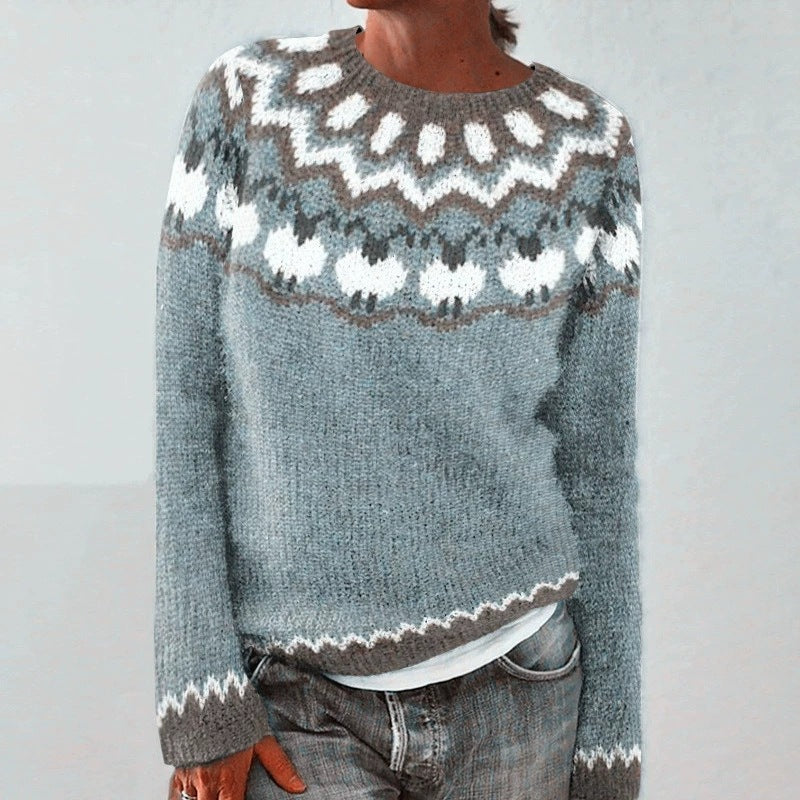 Selma Strukket Ull Genser